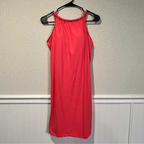 Athleta Ember Orange Kokomo Swim Dress size medium - Picture 4 of 13